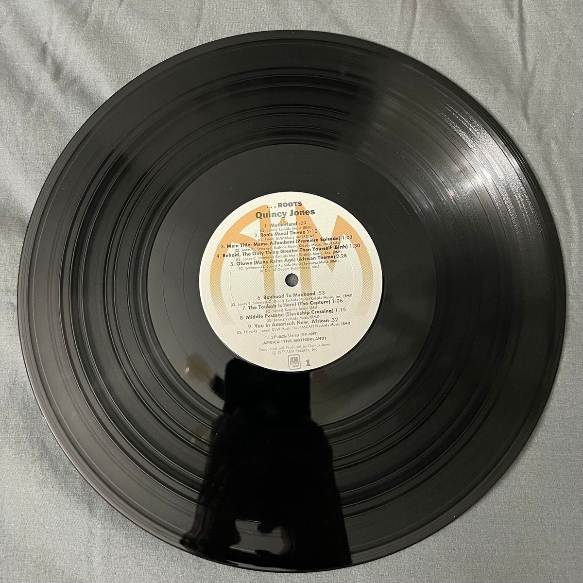 Vinyl, Record, LP, Album, Quincy Jones, Roots, 1977, SP 4626