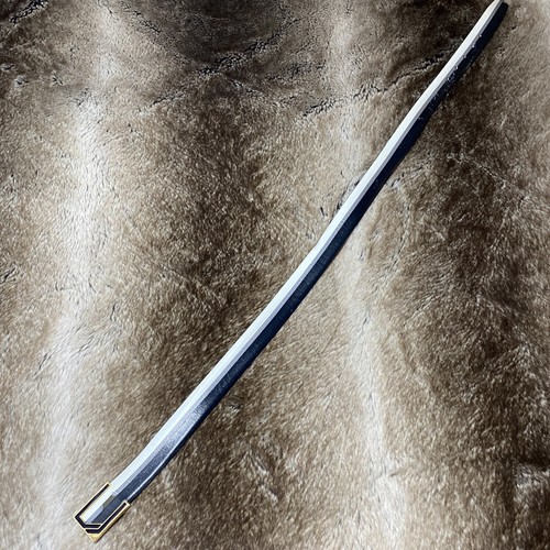 Cintura Rossini da uomo 38/95 nero grigio pelle bianca oro blu navy fibbia - Foto 4 di 11