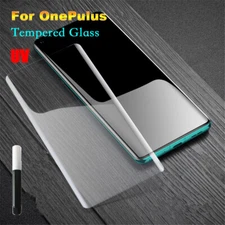 Screen Protector UV Tempered Glass Film For OnePlus 7 12 11 Ace 3 8 12R 10 Pro