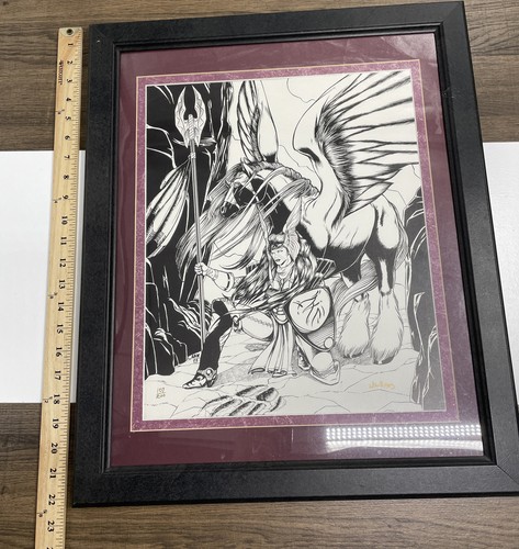1993 "Magic The Gathering" LA Williams Signed Art #107/200 Dragons Lamentation - Picture 3 of 11
