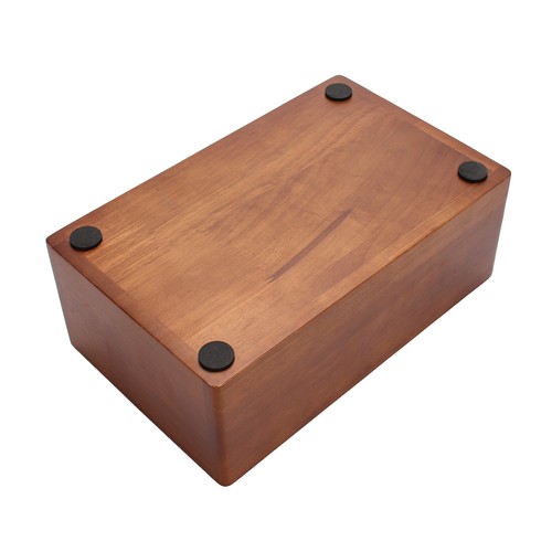 Cubo de residuos de café antideslizante con marco de madera para moler café molido desmontable - Imagen 8 de 12