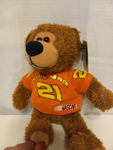 Kevin Harvick 21 Nascar Pit Stop Teddy Bear Plush Reese's Peanut Butter Cup