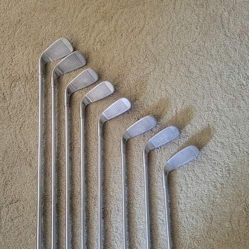 Vintage Browning 440 Iron Set 2-9 Stainless Steel 8 Golf Clubs Lot - Picture 3 of 19