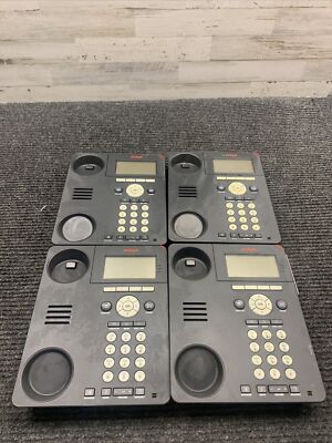 Used Lot of 4 Avaya Desk Phone 9620 No stand 