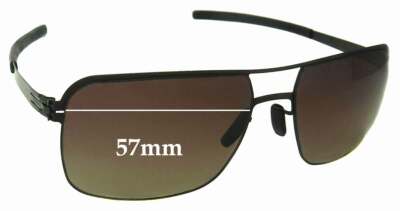 SFx Replacement Sunglass Lenses fits IC! Berlin Kjell 57mm Wide