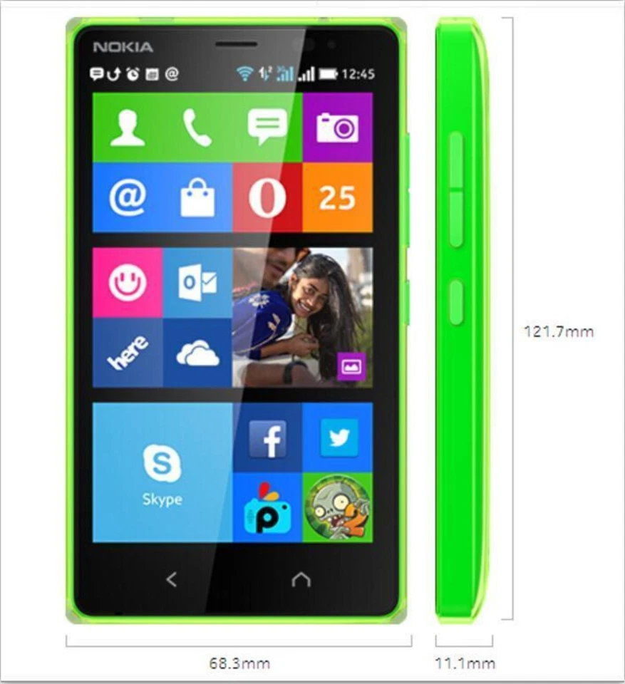 Original Nokia X2 Dual SIM RM-1013 1GB RAM 4GB ROM 3G WCDMA 5 MP Mobile Phone - Image 4 of 4