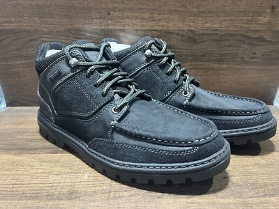 Rockport Wea Ready Marangue II Shoes Black Suede Men's 8M New