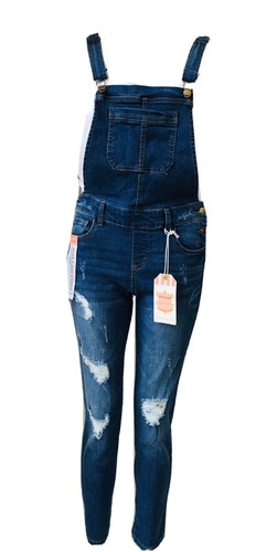 Wax Jean Dungarees Denim Overall Ankle 