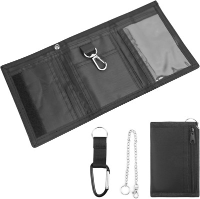 Geldbeutel Portmonee Kinder Slim Portemonnaie Jungen Geldbörse Mit Kette Clip Re