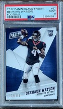 2017 SP /399 DESHAUN WATSON Panini Black Friday PSA 9 POP 5 Rookie RC #67 