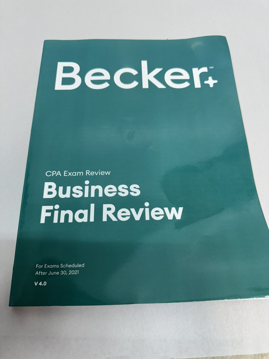 Becker Professional Education CPA Exam Review - V 4.0 Business 