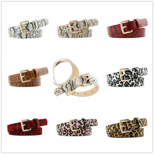 ZARA ANIMAL PRINT LEATHER SASH BELT WITH STUDS (85) 1736/269  display picture 1