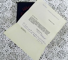 SIGNED Taylor Caldwell Les Chemins De L'innocence & Signed Letter -French 1st Ed