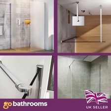 Oxbridge Walk in Shower Enclosure 10mm Glass Wetrooms The Bath People
