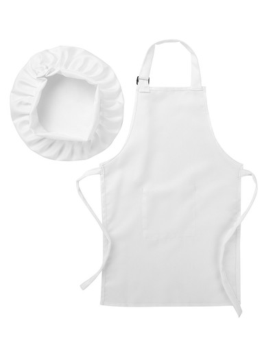Kids Apron Chef Hat Set Boys Girls Kitchen Fancy Dress Cooking Baking AU - Picture 16 of 100