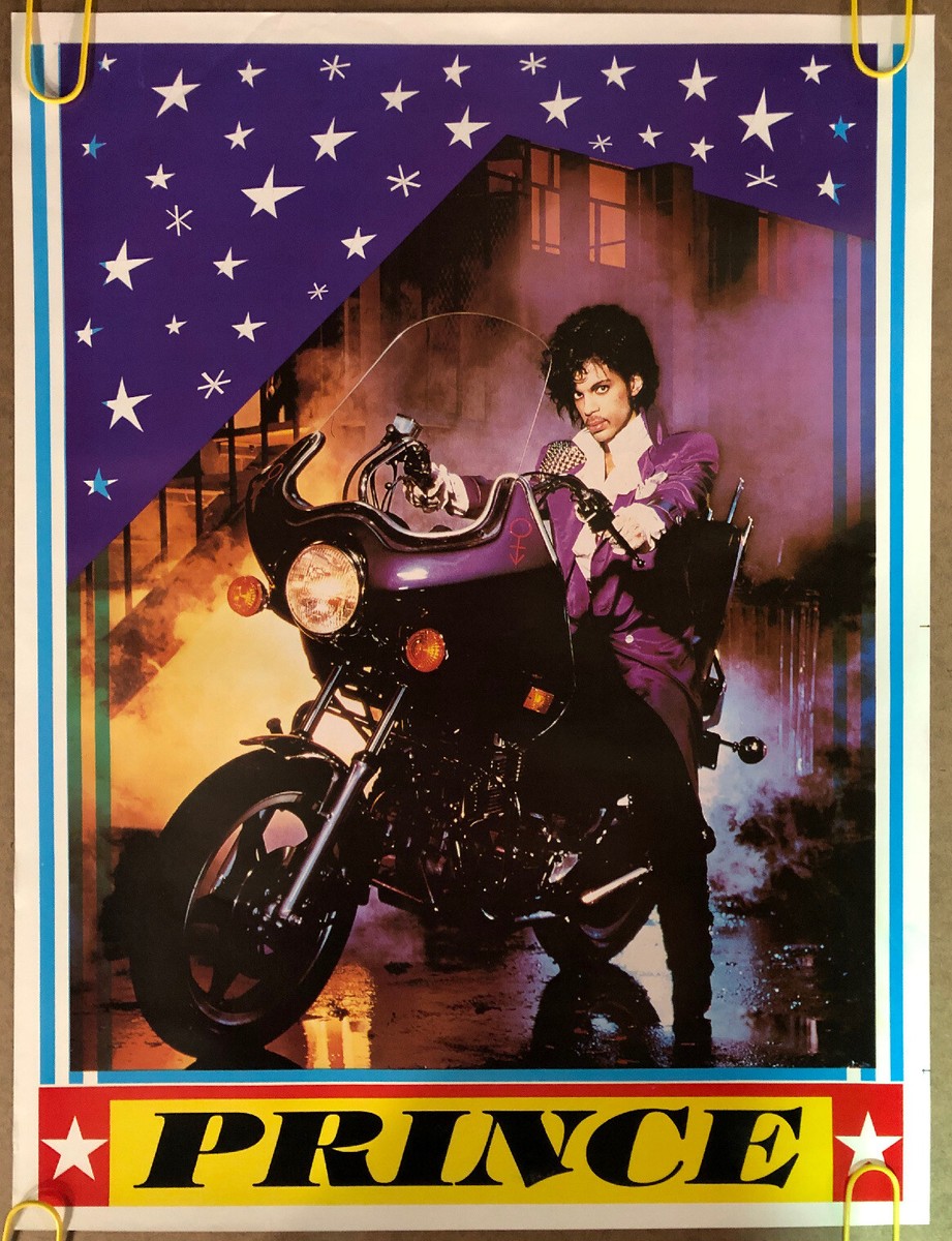 当時物☆80's☆プリンス☆パープルレイン☆ヴィンテージポスター☆ 当時物☆80's☆プリンス☆パープルレイン☆ヴィンテージポスター