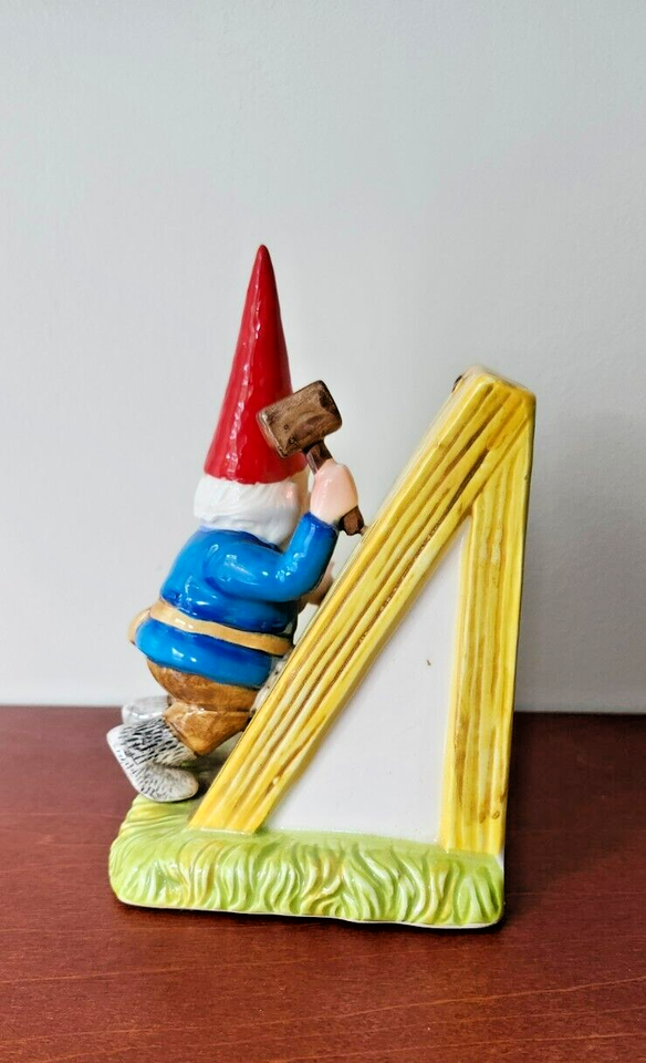 Gorham Bookend one Gnome Ceramic Japan 1980 Unieboek BV Replacement eBay