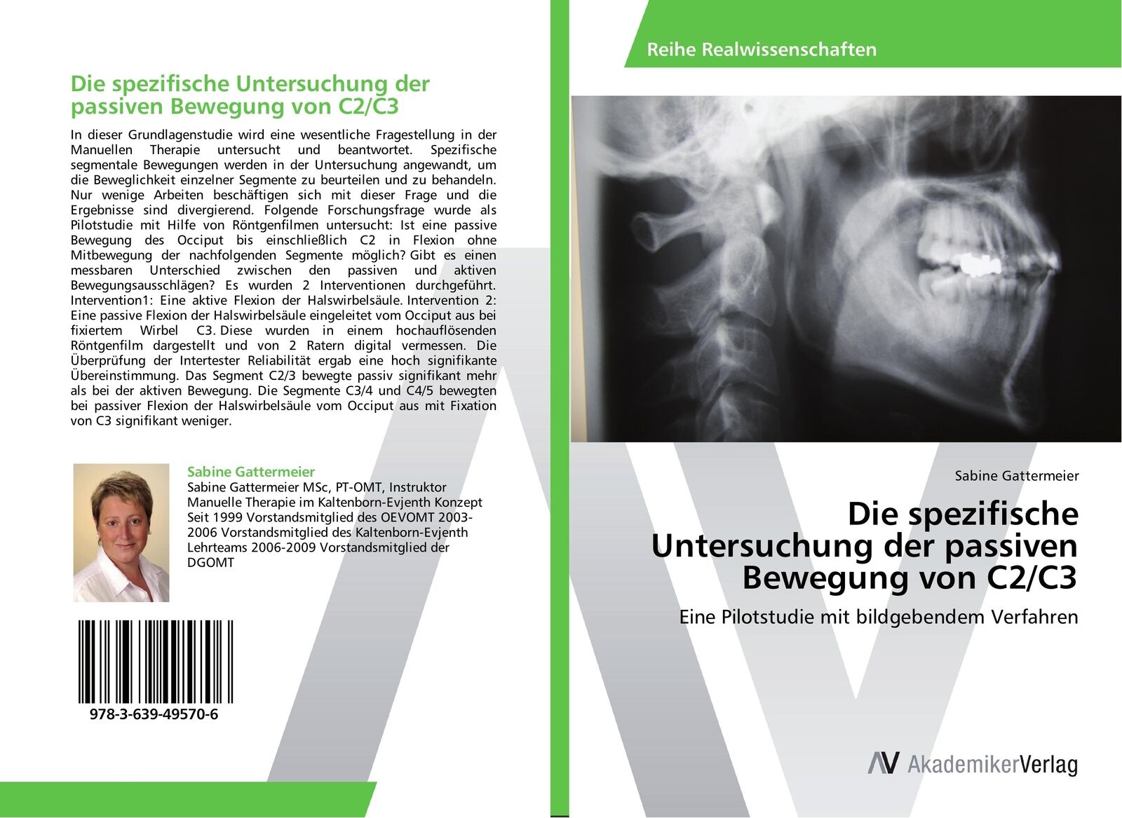 Thumbnail - Die Spezifische Untersuchung Der Passiven Bewegung Von C2/c3 | Buch |