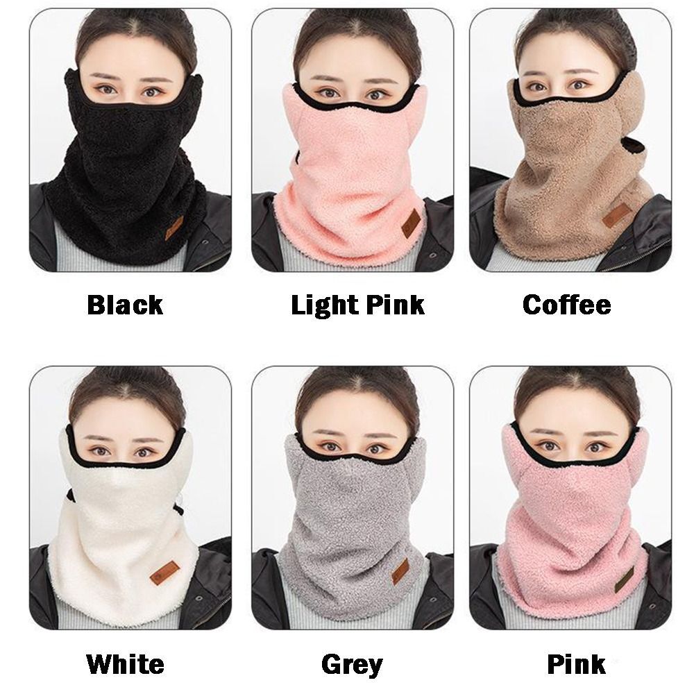Ski Hiking Neck Scarf Half Face Neck Warmer Winter Ear Cap Mouth Cover