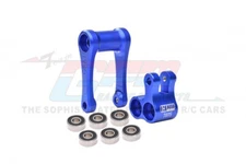 GPM Racing Losi Promoto-MX Blue Knuckle & Pull Rod Set W/ Large Bearings MX030-B