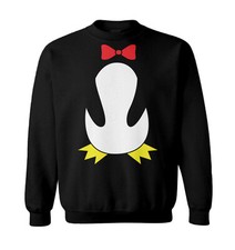 Penguin Outfit - Costume Halloween Animal Bowtie Cute Toddler Crewneck Sweater