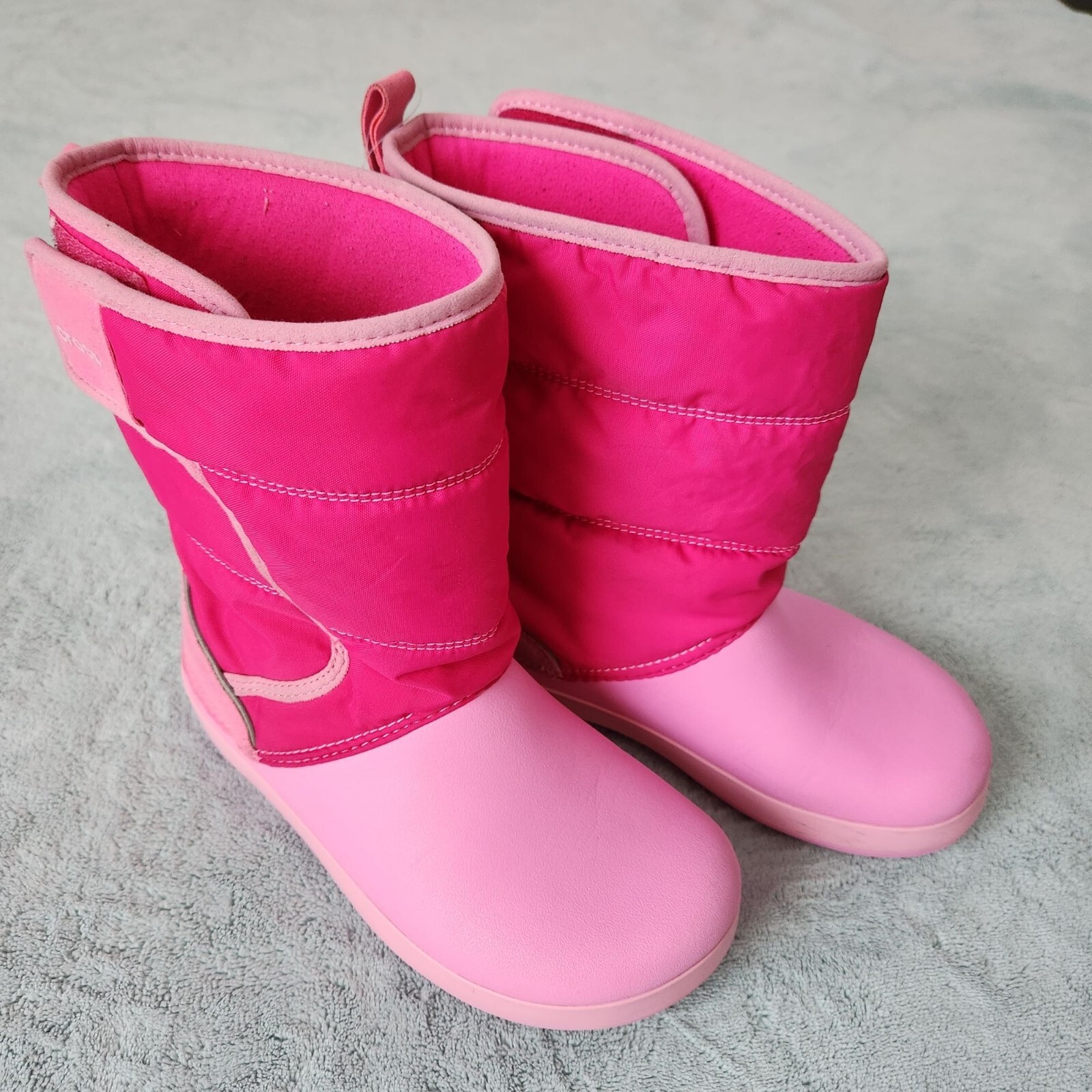 Crocs Youth Size 1 Winter Snow Boots for Kids-image