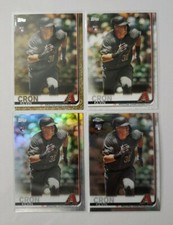 2019 Topps Update. KEVIN CRON RC. BASE, CHROME, RAINBOW FOIL, & GOLD. LOT OF 4