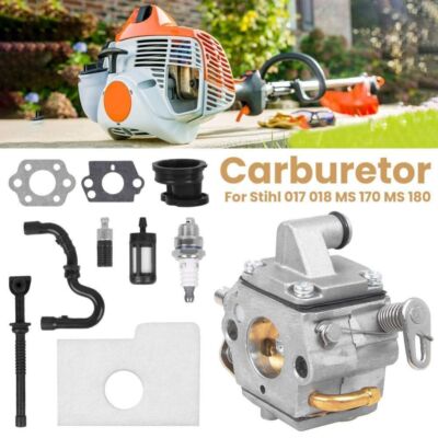 Vergaser Zündspule Luftfilter Zündkerze für Stihl TS400 017 018 MS 170 MS 180