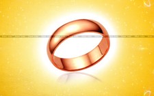 Party Wear Copper Solid Band India Sun Surya Tamba Ring AUS Size G