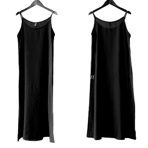 New Women Under Slip Dress Cotton Silk Camisole Full Slip Dress Loose Petticoat - Picture 14 of 33
