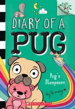 Pugs Sleepover: A Branches Book (Diary of a Pug 6) - Paperback - VERY GOOD