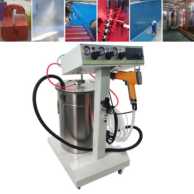 New!!! One Set Electrostatic Coating Machine Coat System with Spray Gun 110V