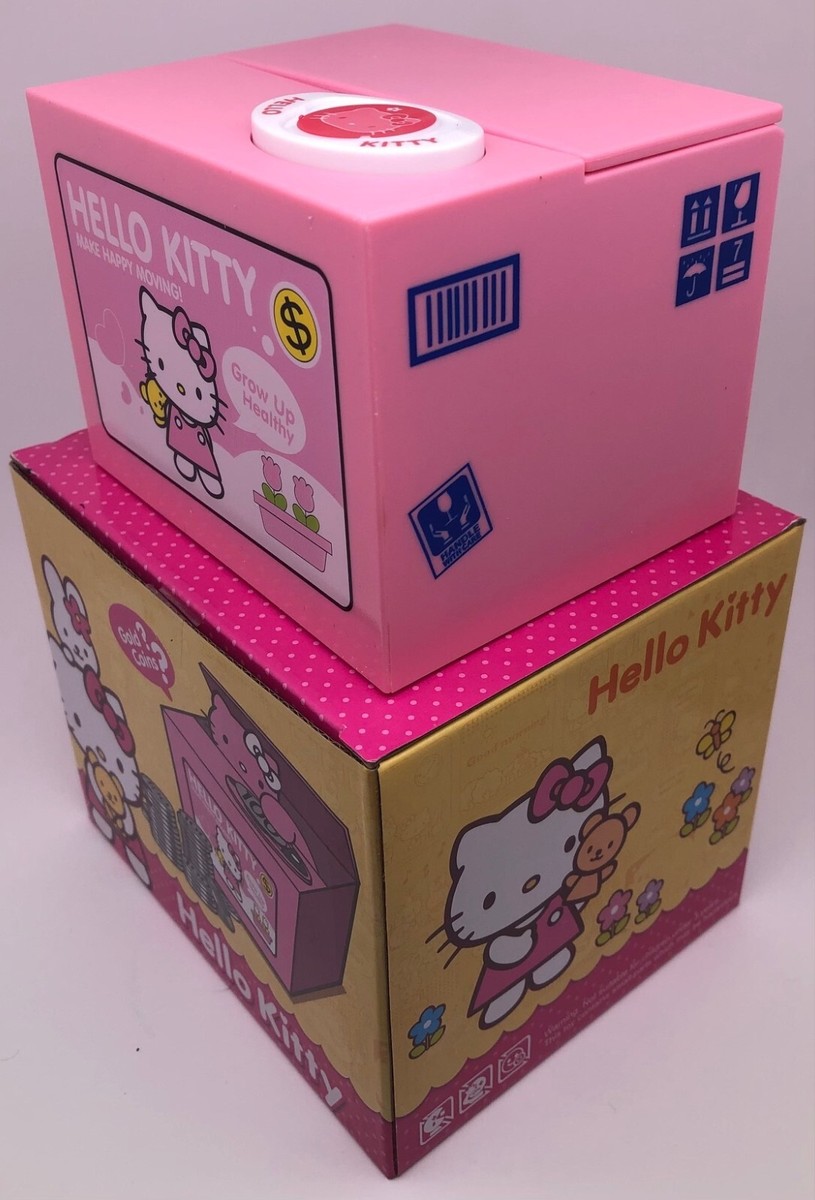 NEW Hello Kitty Mischief Coin Stealing Musical Bank. US Seller