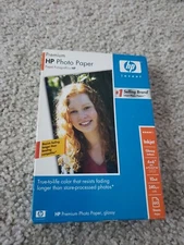 HP 4X6 Premium Glossy Photo Paper 60 Sheets Q1989A New And Sealed 