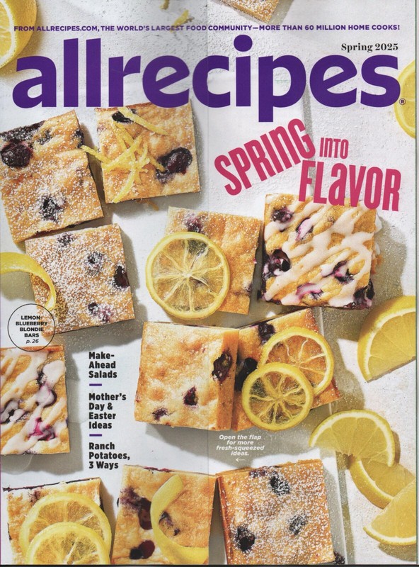 allrecipes Lemon Blueberry Salads Easter Potato Mushrooms Egg Sauces Spring 2025