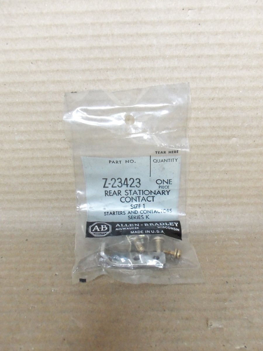 NEW ALLEN-BRADLEY Z-23423 REAR STATIONARY CONTACT KIT SIZE 1