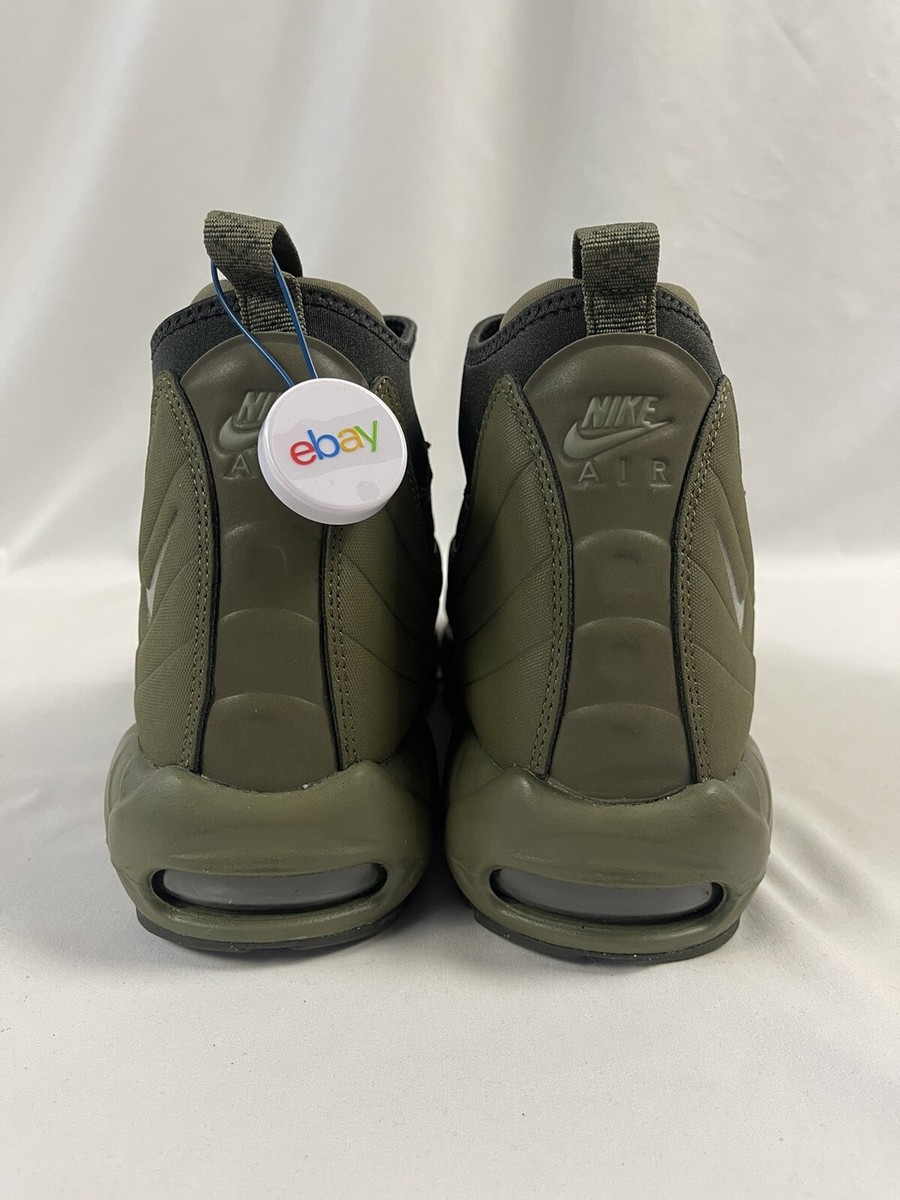 Nike Air Max 95 Sneakerboot Medium Olive 806809-202 RARE Mens Size