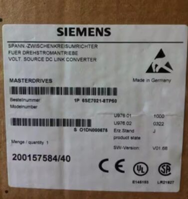 6SE7021-8TP50 1PCS NEUER SIEMENS MOTION CONTROL INVERTER COMPACT 6SE7021-8TP50