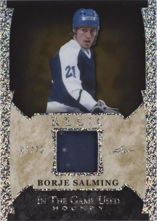 2022-23 Leaf in the Game Used - Game Used Relics Borje Salming #GUR-3 ...