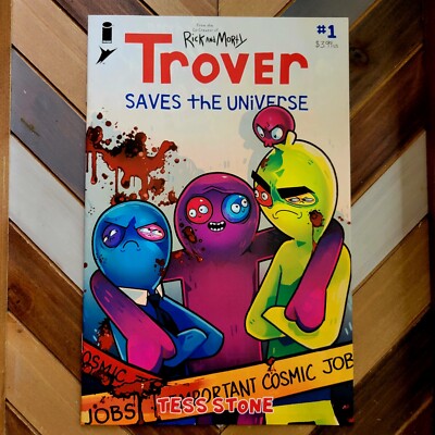 Rick & Morty: TROVER SAVES the UNIVERSE #1 (Image 2021) Variant Cover NM/unread
