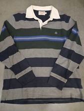Brooks Brothers 1/4 Button Men  s RUGBY Pullover, Size L 100 Cotton