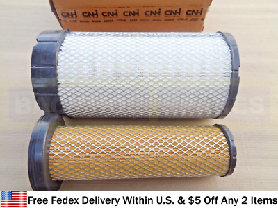 #ad #ad CASE PARTS GENUINE CASE FILTER PRIMARY amp; SAFETY AIR CLEAN 90495241 90495242 $149.95