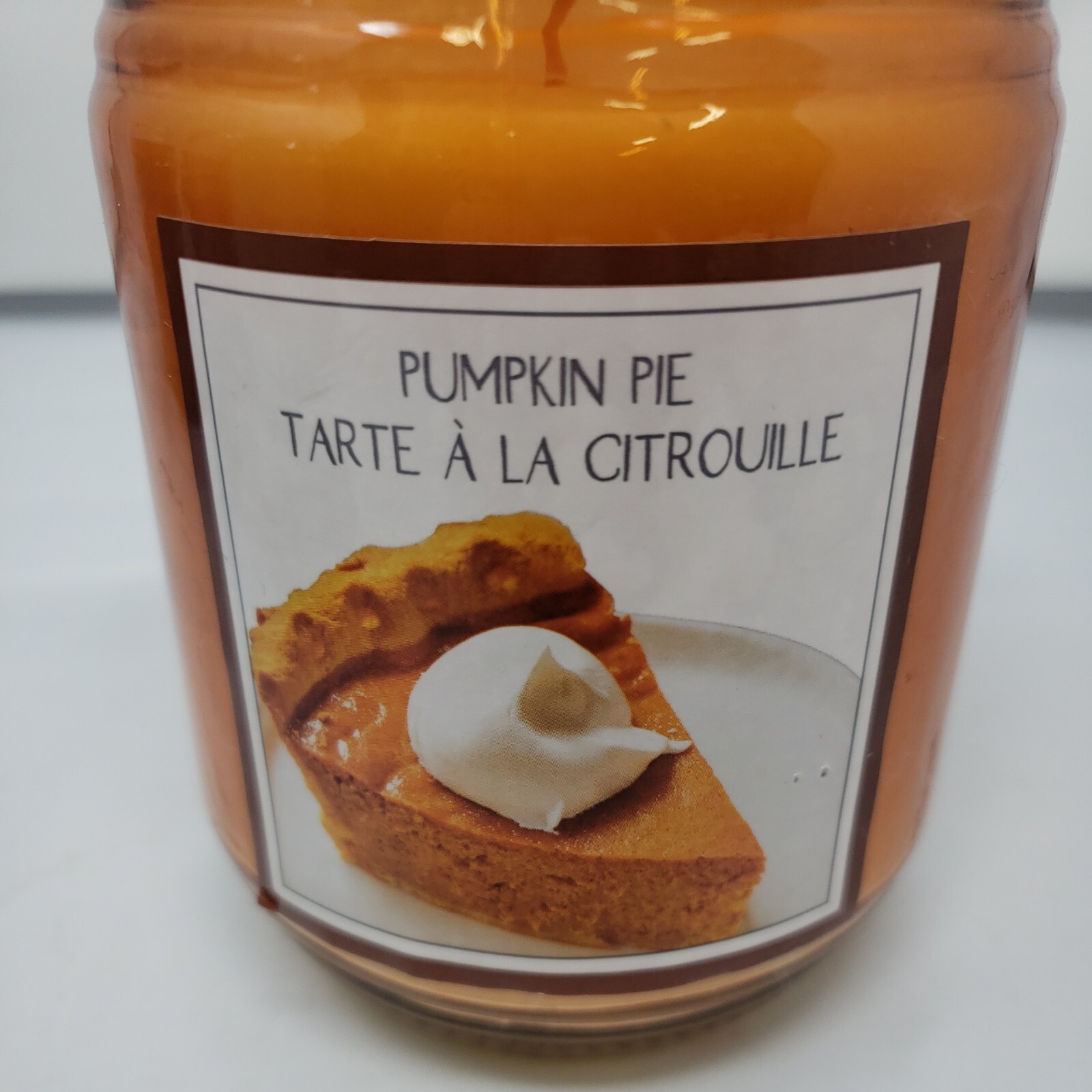 Ashland Scented Candle New 17 oz Large Jar Single Wick Fall Pumpkin Pie