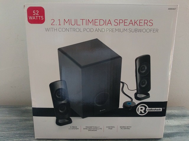 2.1 multimedia speakers