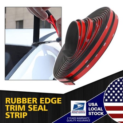 6M Universal T Shape Leak Sound Proofing Sunroof Rubber Seal Strip Trim Seal US