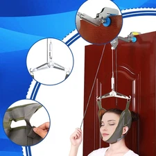 Premium Cervical Neck Traction Device Adjustable Brace Comfortable Pain Relief