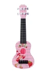 Strawberry Shortcake Guitar Ukulele Working Tuning Pegs Pink Stripes New