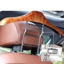 Car Headrest Back Seat Coat Hanger Wood Grain Hanger Multifunctional Lightweight