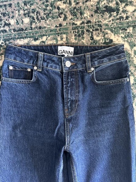 Women Ganni Jeans Navy S