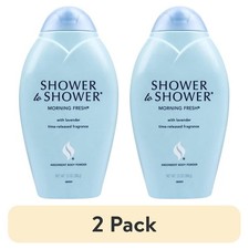 (2 pack) Shower to Shower Talc Free Body Powder Moisture Control for Women and M